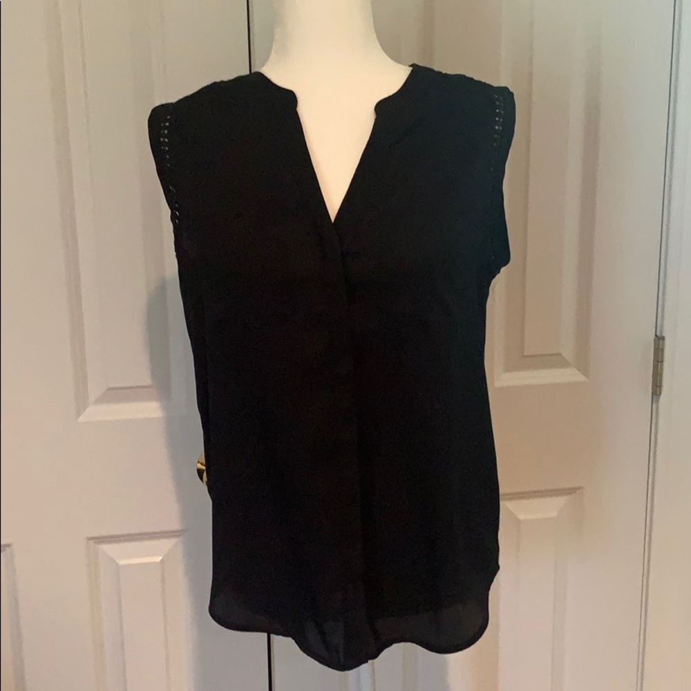 Black Sleeveless Top
